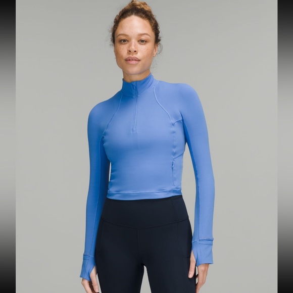 lululemon athletica Tops - It’s a Rulu Run Cropped 1/2 Zip